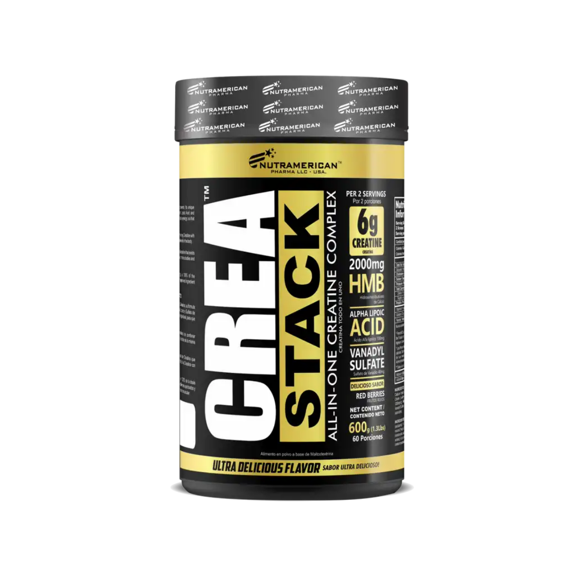 CREA STACK - CREATINA MONOHIDRATADA HMB